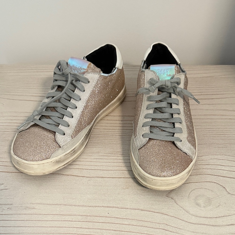 P448 Sparkling Beige Sneakers
